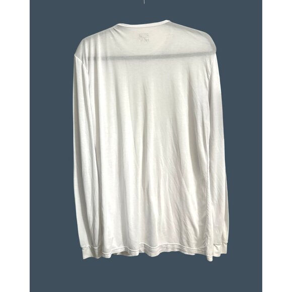 32 Degrees White Long Sleeve Mens T-Shirt Size L - Picture 2 of 6